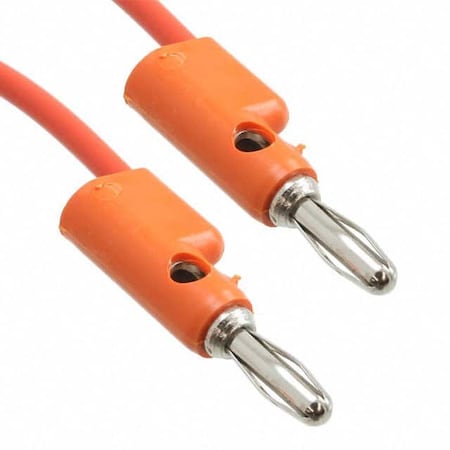 Pomona Electronics FLUKE BANANA PLUG PATCH CORD ORANGE 1895097 B-48-3
